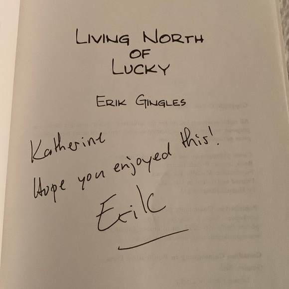 Living North of Lucky signed copy - Picture 3 of 4